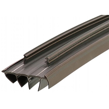 M-D Building Products M-d Products 36in. Brown Vinyl Dual Durometer Door Bottom 67967 67967